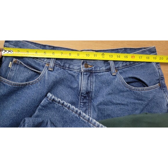LL Bean Men's Double Fleece Lined Jeans Size 40x30 Item # 162344 - Picture 9 of 10